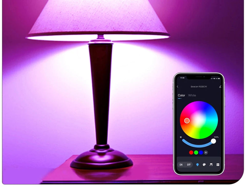 E27 led lâmpada inteligente rgb tuya lâmpada bluetooth app controle ampola regulável lâmpada led 15w casa quarto festa de natal decoração