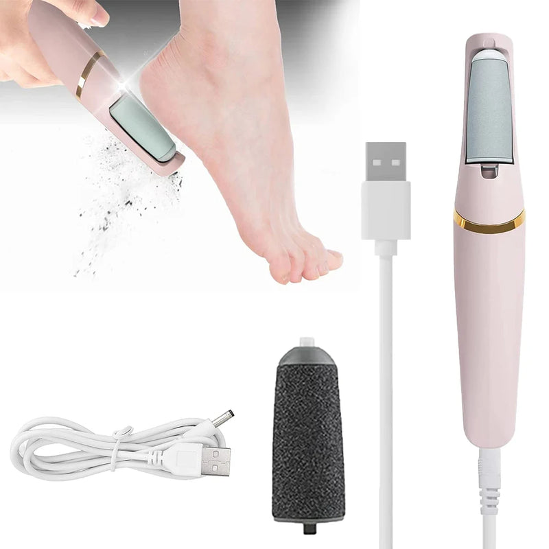 Removedor elétrico de pele morta para saltos, máquina pedicure, moedor de pés, arquivo de pés, removedor de calos